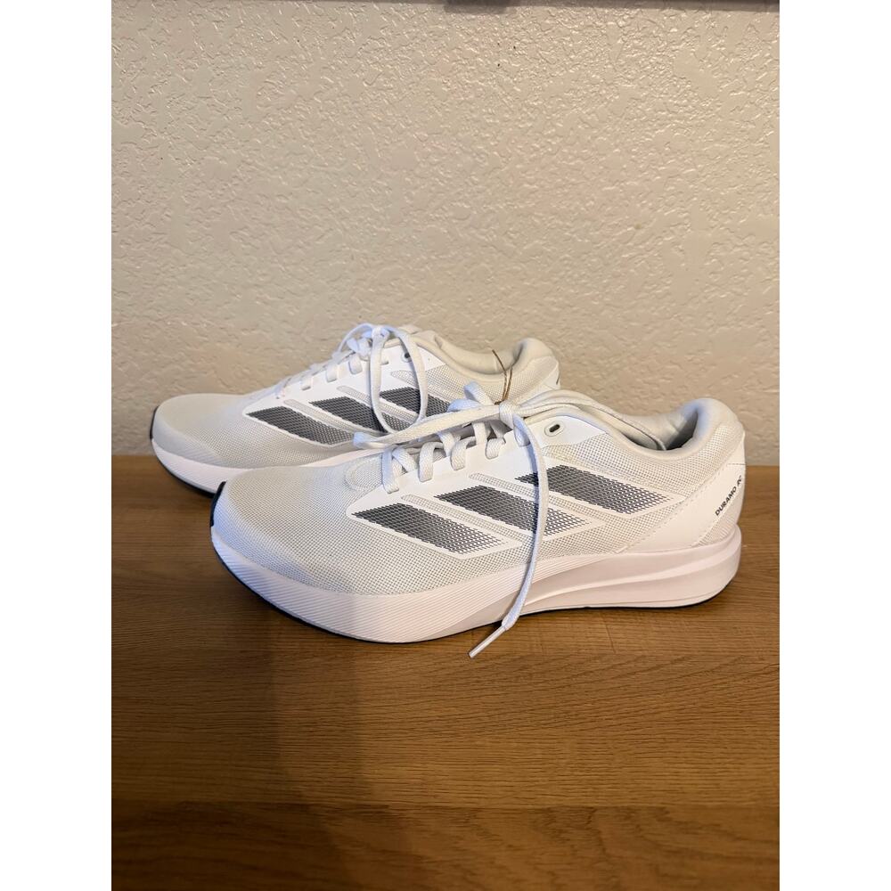 Adidas White Duramo Women's New With Box Size 10 - Picture 2 of 5